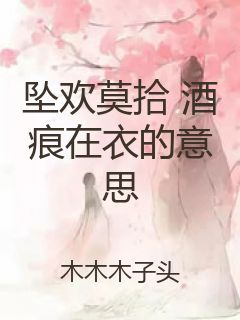 坠欢莫拾 酒痕在衣的意思